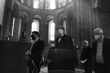 09.05.21 Liturgie, 850e anniversaire de la consécration de la Cathédrale Notre-Dame de Tournai